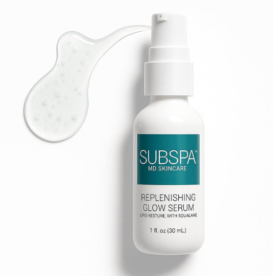 MD Replenishing Glow Serum with Squalane - Doctor-Developed– Deep Hydration & Skin Barrier Support – Lightweight, Non-Greasy Formula (1 fl oz)