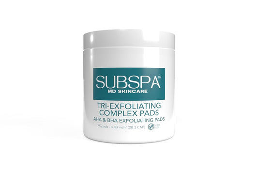 MD Tri-Exfoliating Complex Pads – AHA & BHA Face Pads for Smooth, Radiant Skin – Unclogs Pores & Refines Texture – 75 Qty – Doctor-Developed Skincare for All Skin Types