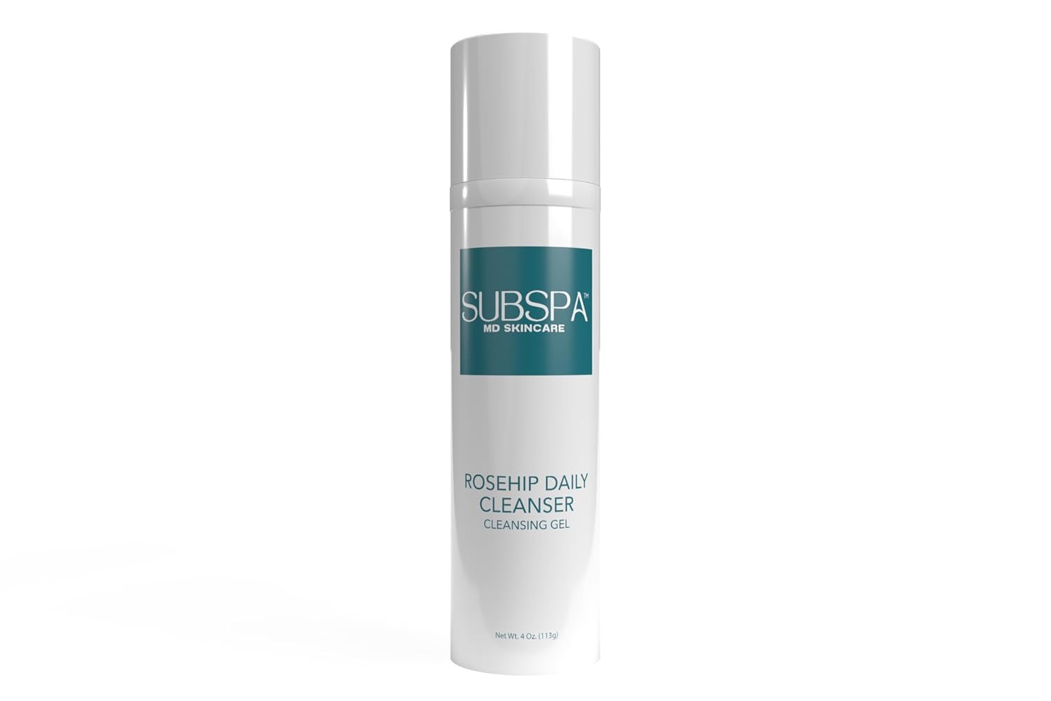 MD Rosehip Daily Face Cleanser – Doctor Developed - Hydrating Gel Wash with Seaweed, Neem & Rosehip Seed Oil – Vitamin A Rich, Anti-Aging, Soothing & Deep Cleansing – For All Skin Types – 4oz