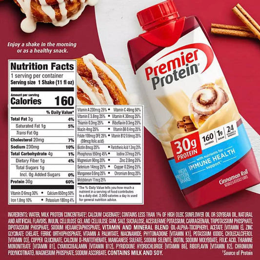 11.5oz Cinnamon Roll Protein Shake