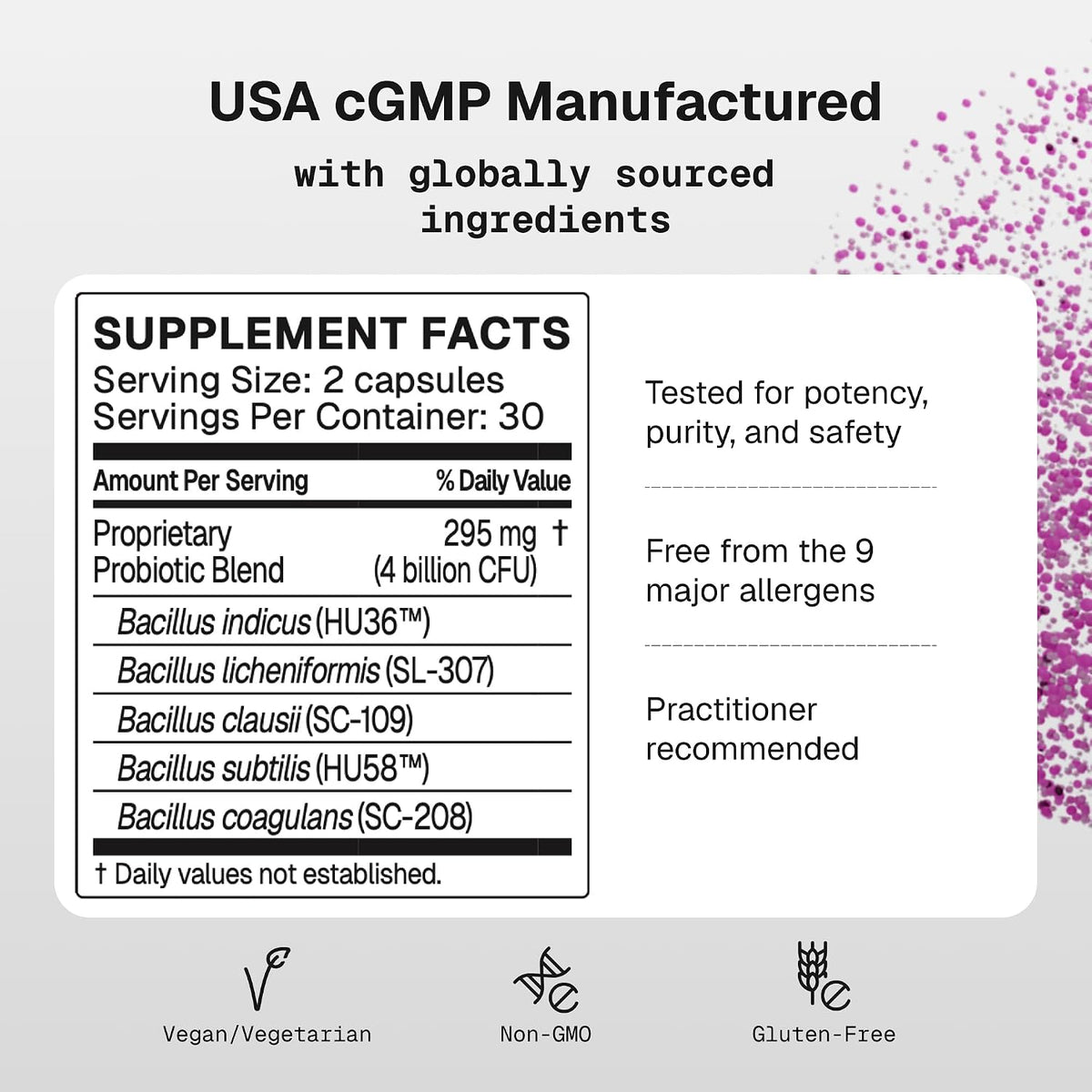 Microbiome Labs Mega SporeBiotic Daily Probiotic for Women + Men, 60 Ct