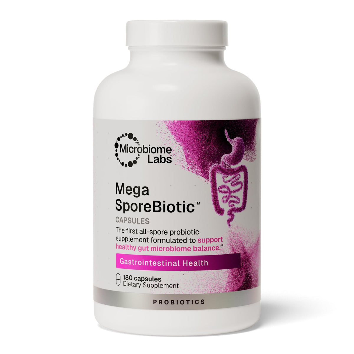 Microbiome Labs Mega SporeBiotic Daily Probiotic for Women + Men, 60 Ct