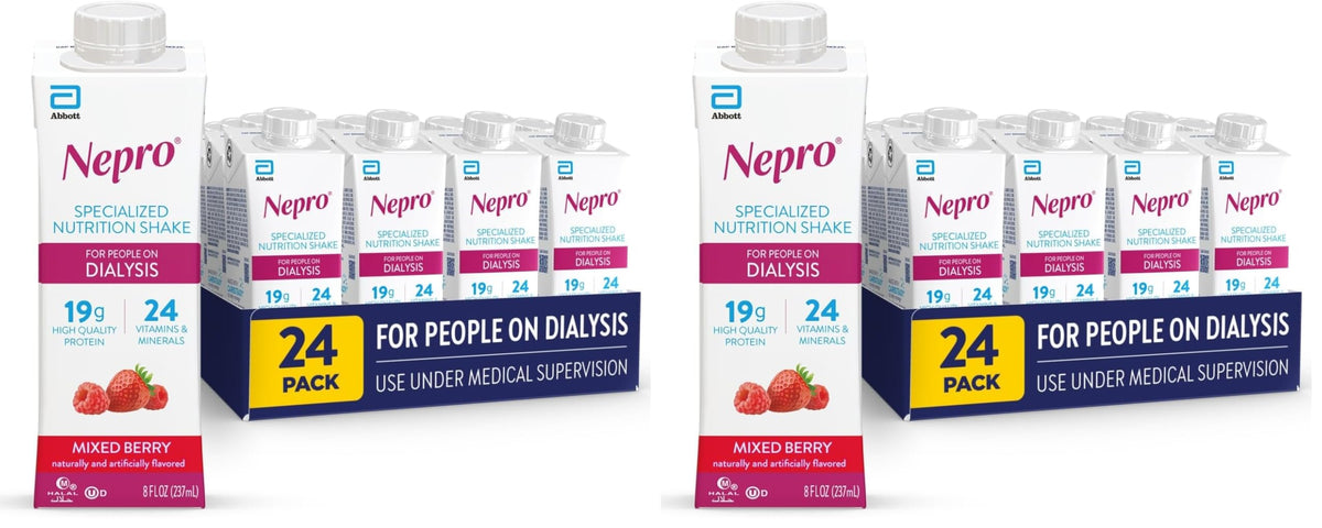 Nepro Renal Nutrition Shake for People on Dialysis, Vanilla, 16ct