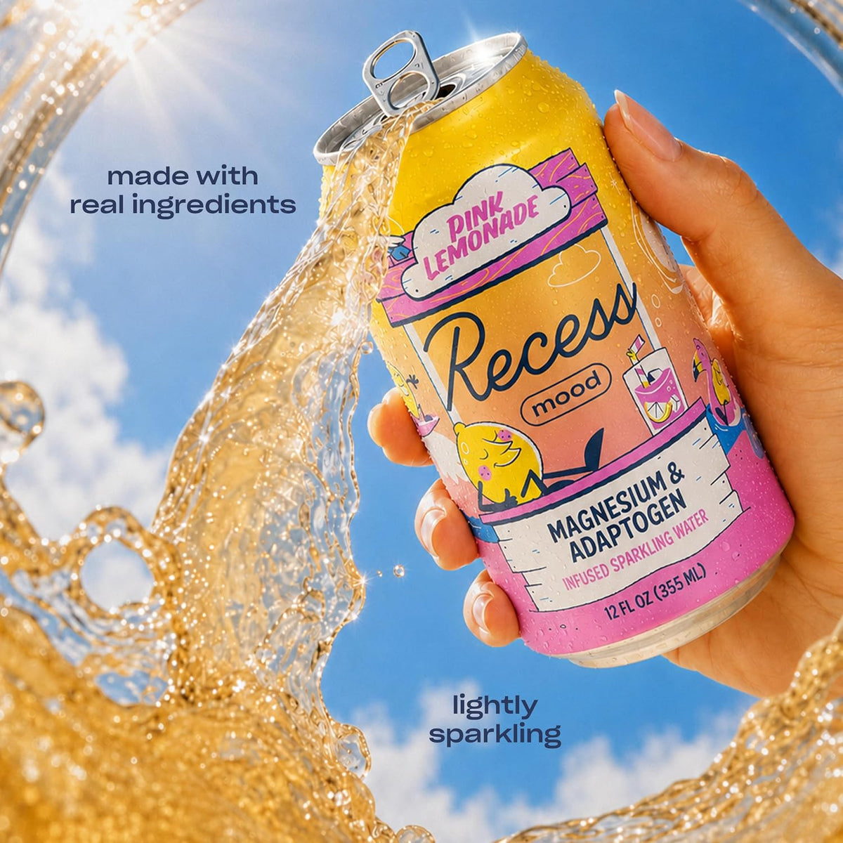 Recess Mood Calm Drink Out of Office Variety Pack, 12 Pack