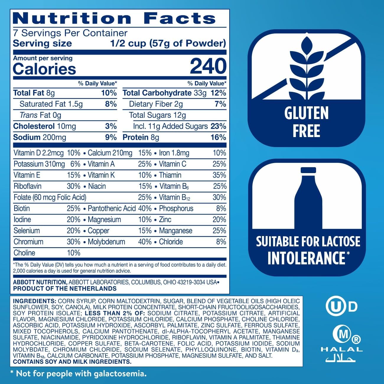 Ensure Original Vanilla Nutrition Powder, Small Meal Replacement, 3 Pack | When Mixed, Each Adult Nutritional Drink has 9g Protein, 25 Vitamins & Minerals, and 250 Calories makes 42 Nutrition Shakes