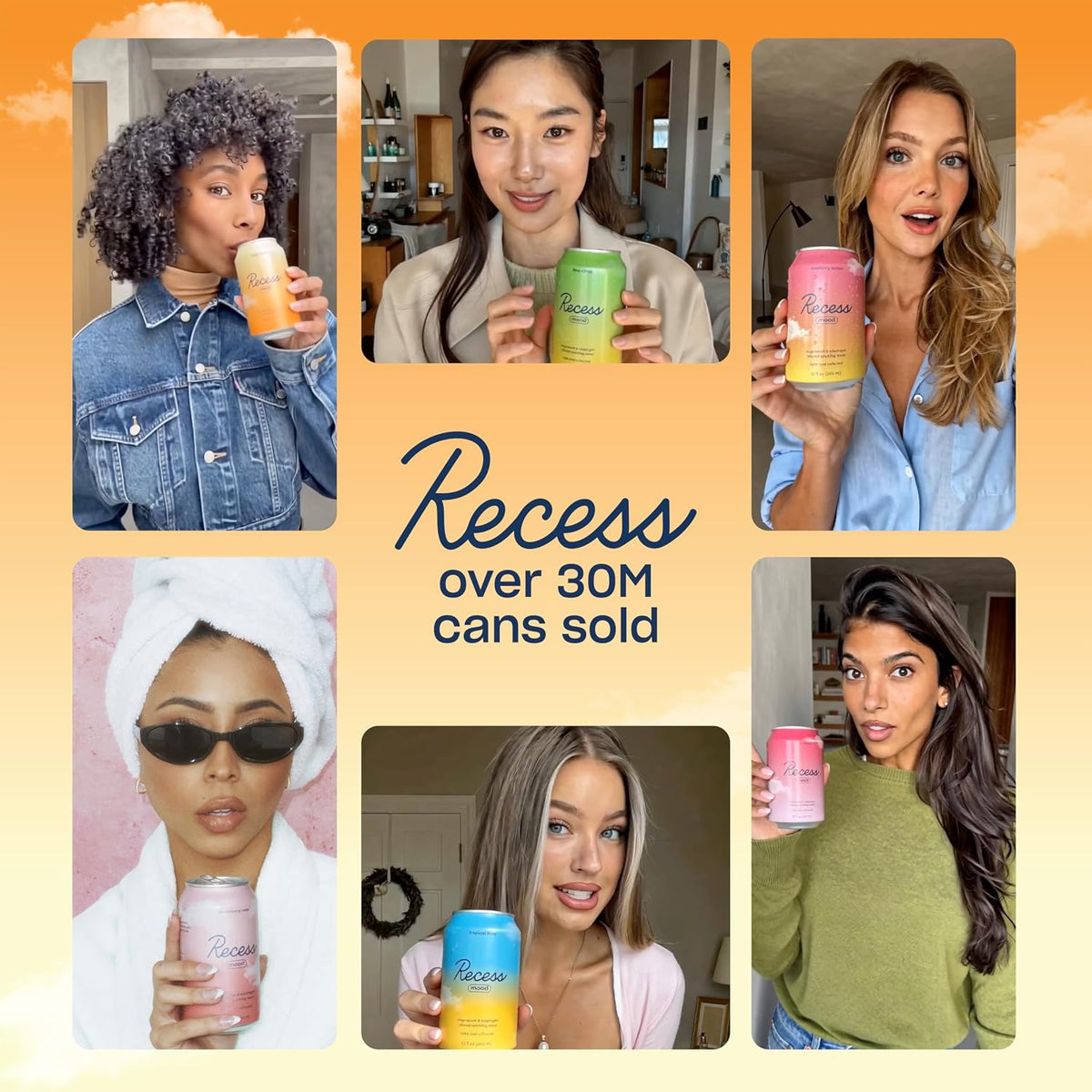 Recess Mood Calm Drink Out of Office Variety Pack, 12 Pack