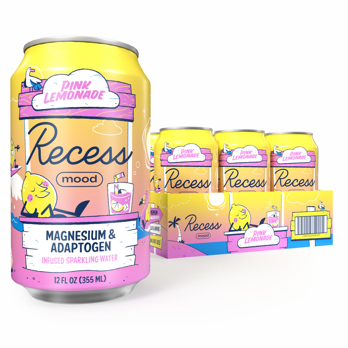 Recess Mood Calm Drink Out of Office Variety Pack, 12 Pack