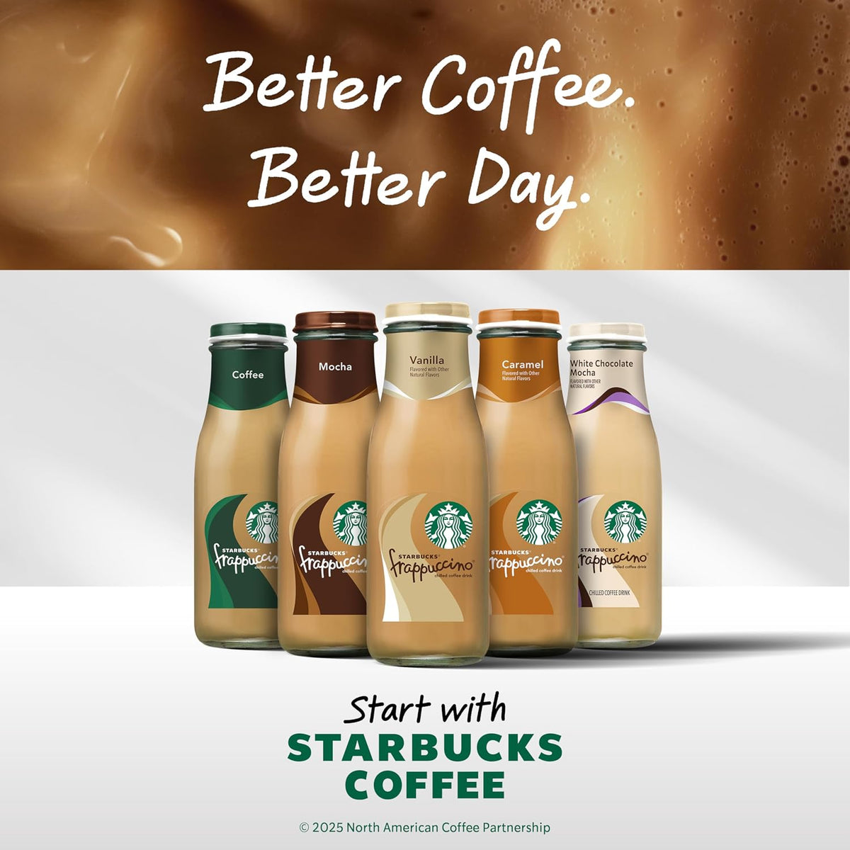 Starbucks Frappuccino Lite, Creamy Vanilla Gelato, 9.5oz Bottles (12 Pk)